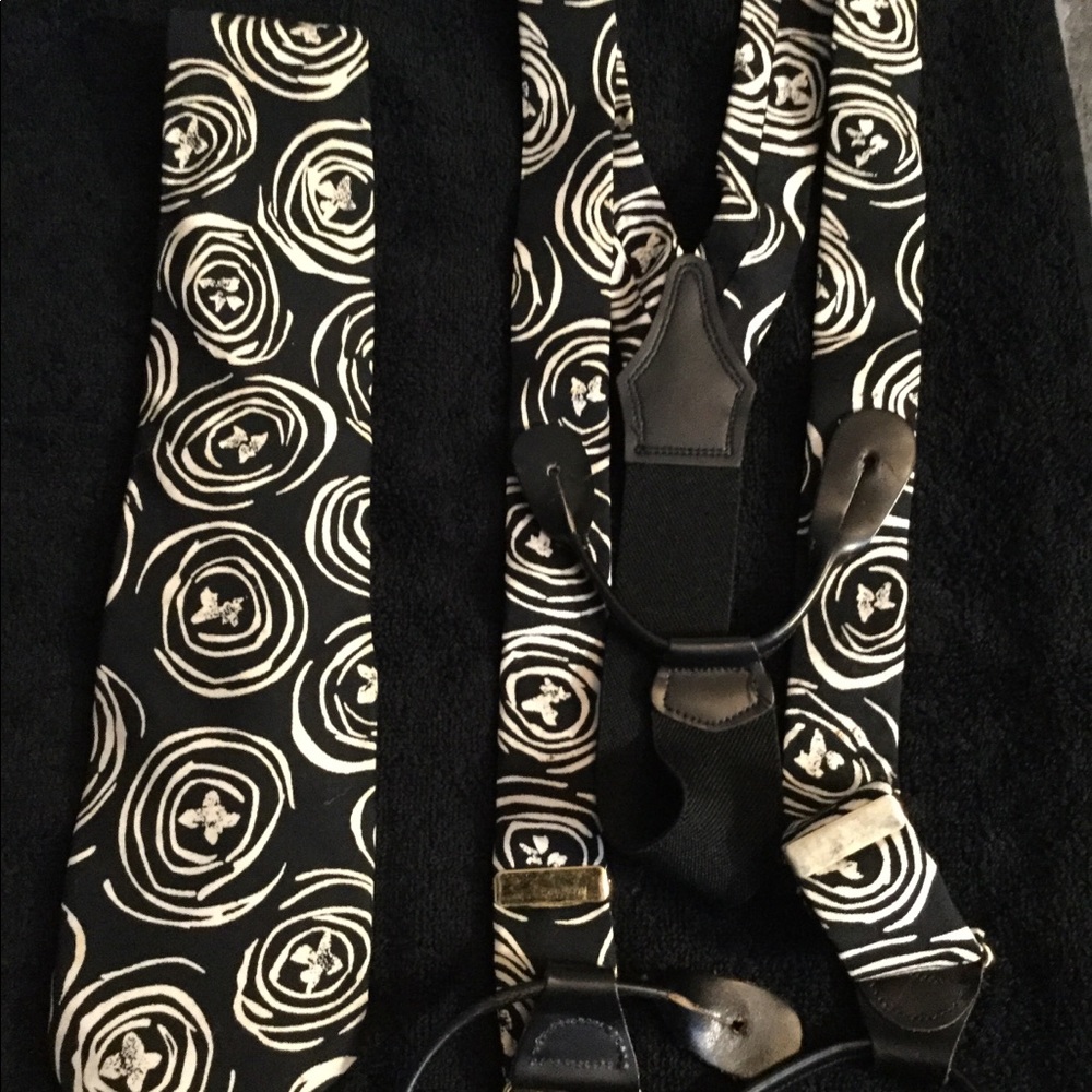 Men’s matching suspender & Tie set